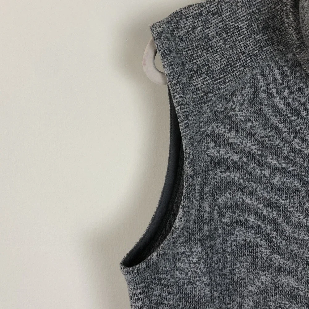 Patagonia Full-Zip Fleece Vest Men's Sz M Heather Gray Outdoor
